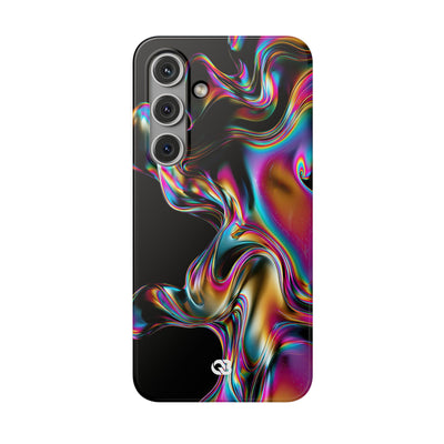 Purple Lite Phone Case for Samsung - Liquid Neon Chrome