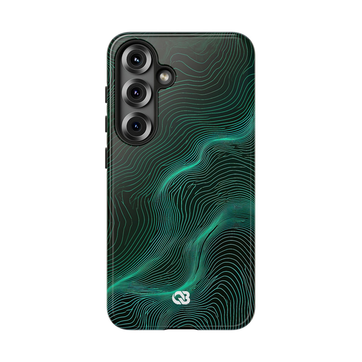Emerald Topo Ridge · Tough Phone Case for Samsung · Green