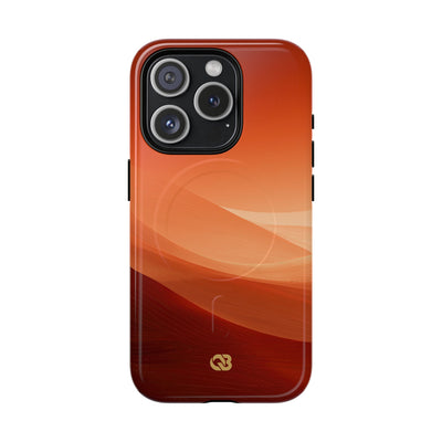 Orange Tough 2.0 Magsafe Phone Case for iPhone - Crimson Dune Gradient