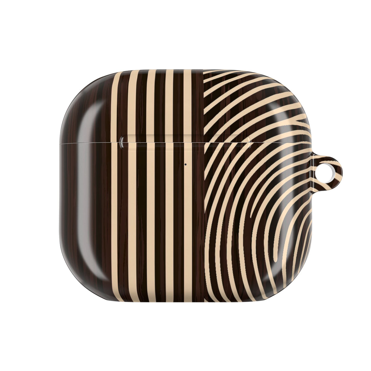 Timber Ring Contour · Hard Case for AirPods & AirPods Pro · Brown