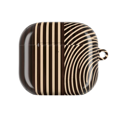 Timber Ring Contour · Hard Case for AirPods & AirPods Pro · Brown