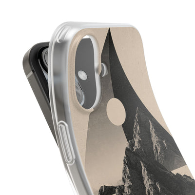 Beige Lite Phone Case for iPhone - Obsidian Summit Parchment