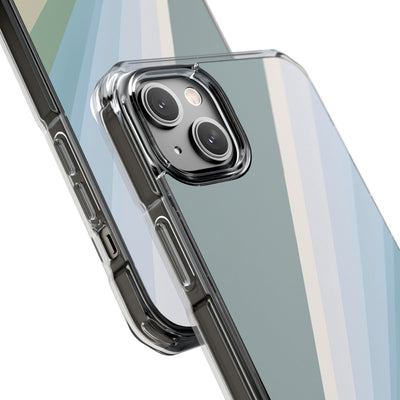 Green Impact MagSafe Phone Case for iPhone - Sage Prism Beam