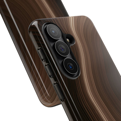Brown Tough Phone Case for Samsung - Bronzed Canyon Relief