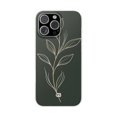 Minimal Botanical Stem · Lite Phone Case for iPhone ·  Green