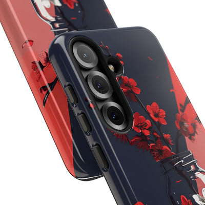 Crimson Blossom Jar · Tough Telefoncover til Samsung