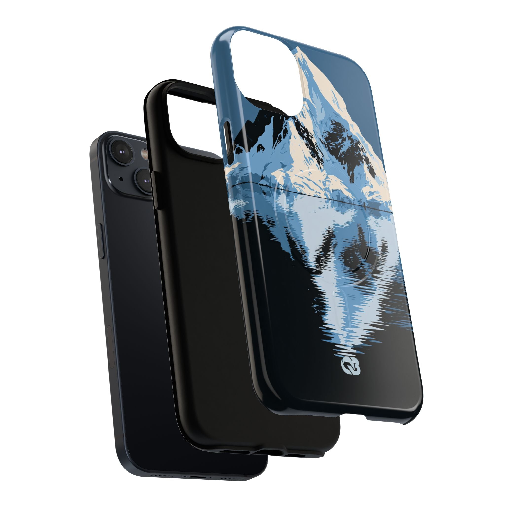 Blue Tough 2.0 Magsafe Phone Case for iPhone - Arctic Summit Mirror