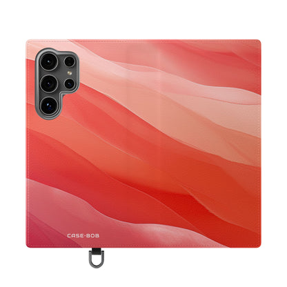 Wavy Coral Bands - Samsung S24 Ultra Case - Wallet