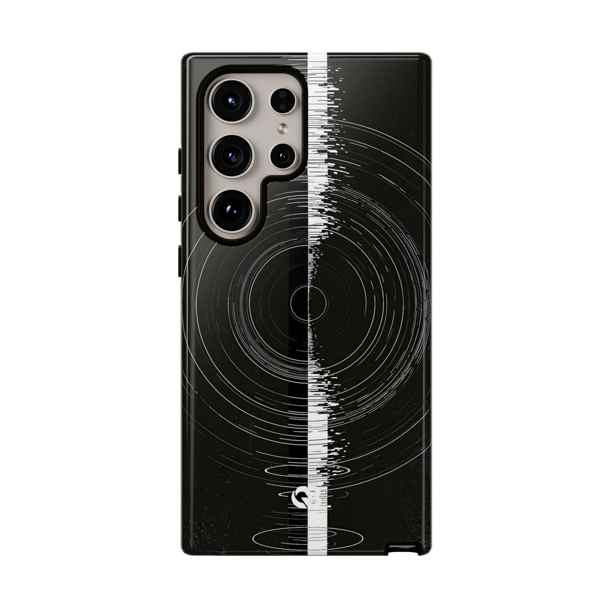 Black Tough Phone Case for Samsung - Obsidian Orbital Signal
