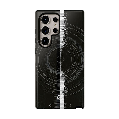 Black Tough Phone Case for Samsung - Obsidian Orbital Signal