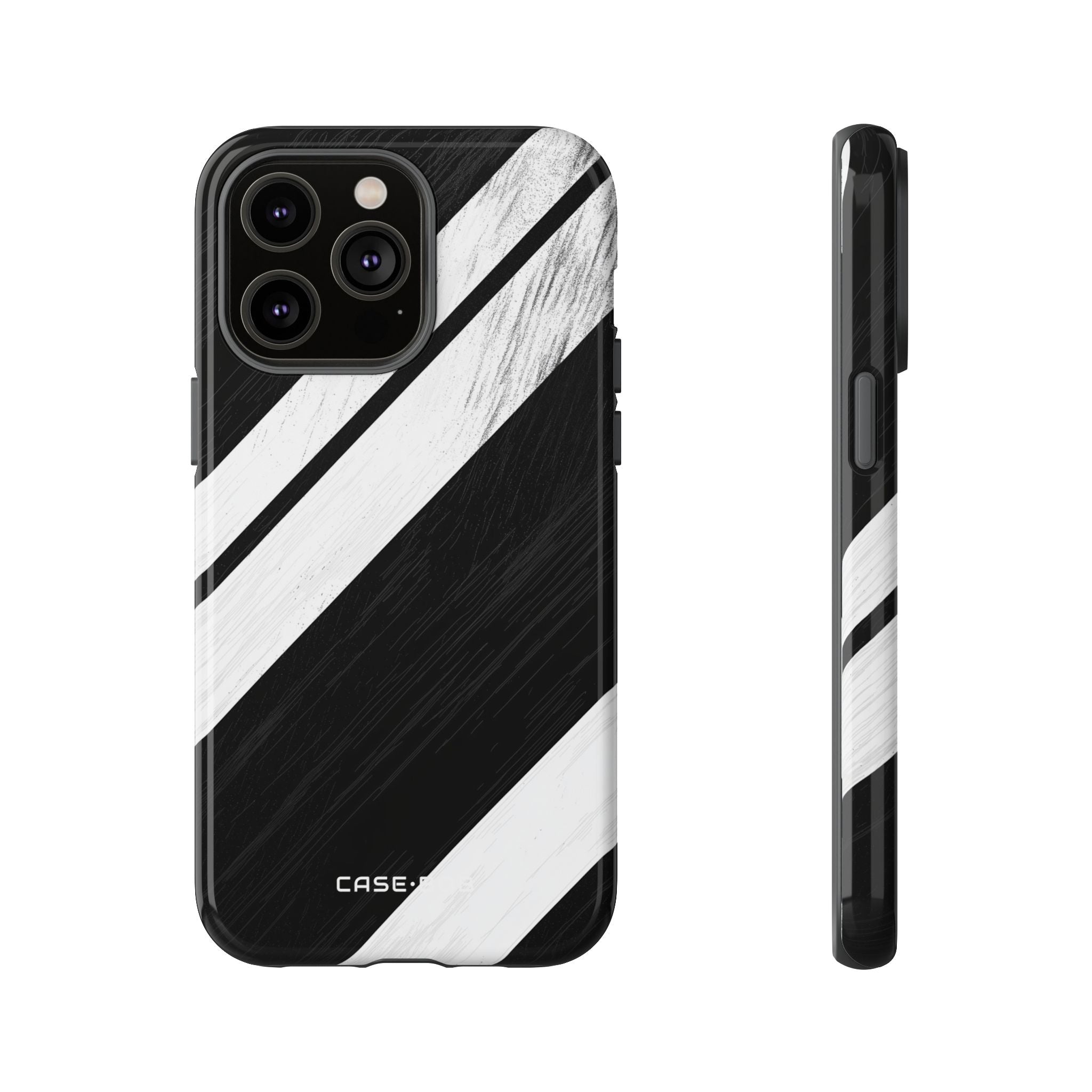 Distressed Stripe Motion iPhone 14 Pro Max Skal - Tough
