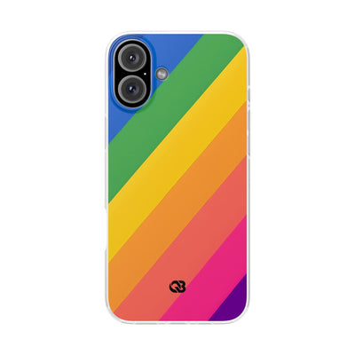 Vibrant Spectrum Slope · Soft Phone Case for iPhone