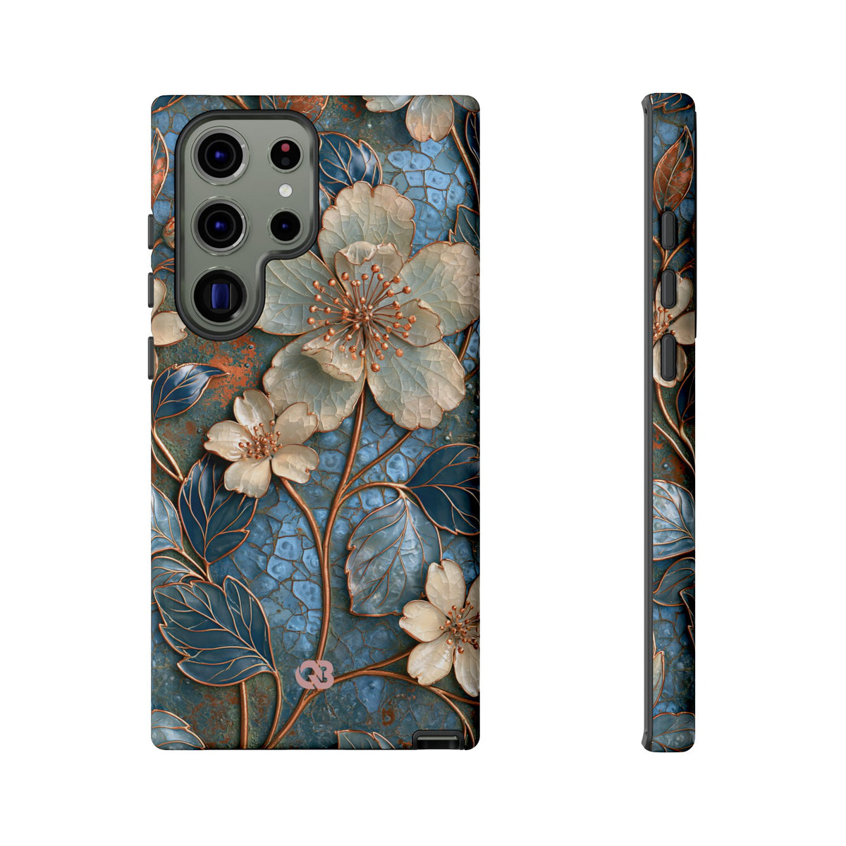 Gilded Blossom Reverie · Tough Phone Case for Samsung · Teal