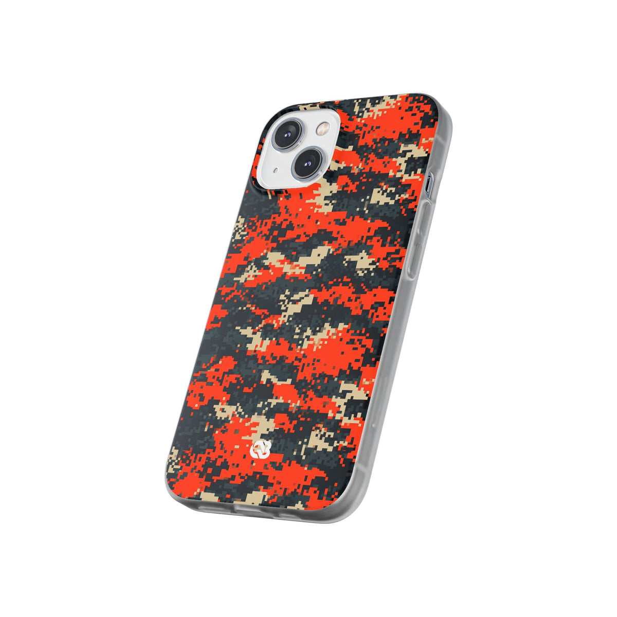 Signal Pixel Camo · Lite Phone Case for iPhone ·  Orange
