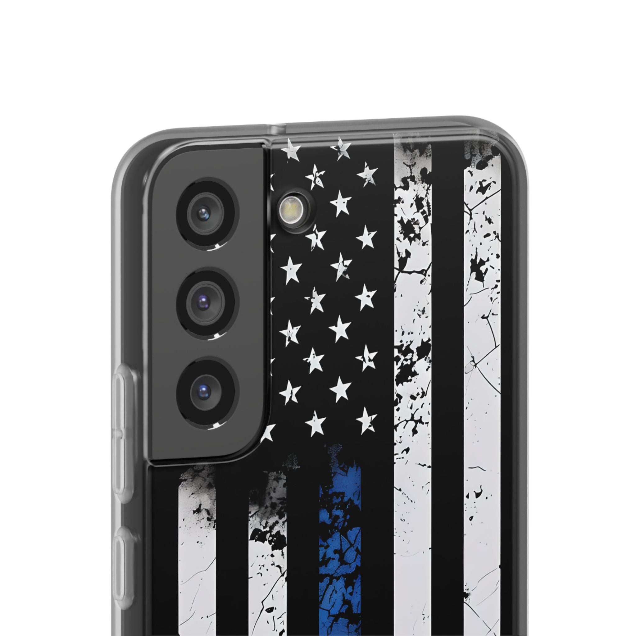 Gritty Cobalt Flag · Soft Handyhülle für Samsung