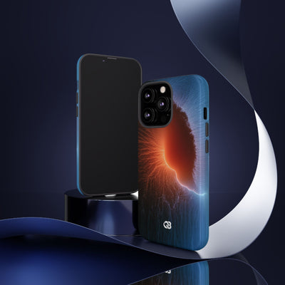 Thermal Aura Pulse · Tough Phone Case for iPhone · Blue