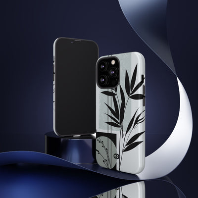 Zen Bamboo Silhouette · Tough Phone Case for iPhone · Green