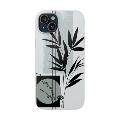 Grey Lite Phone Case for iPhone - Sage Bamboo Noir