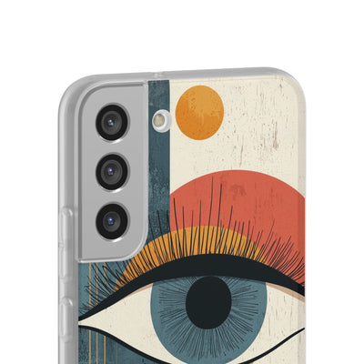 Distressed Azure Ocular · Soft Handyhülle für Samsung