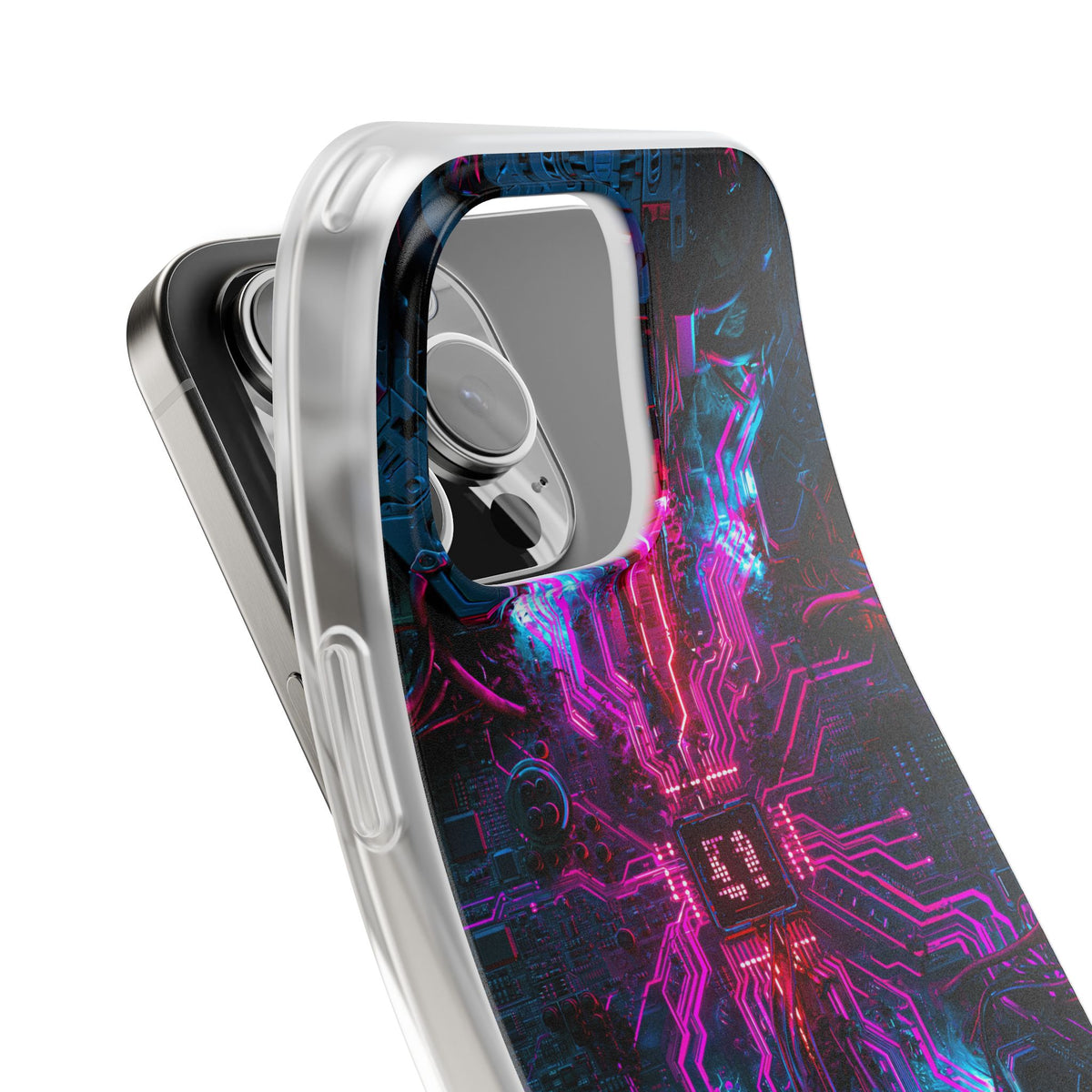 Neural Circuit Core · Lite Phone Case for iPhone ·  Black