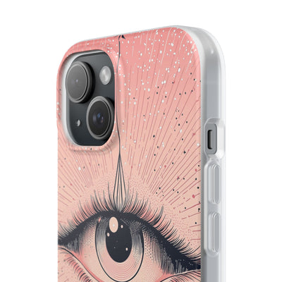 Obsidian Cosmic Gaze · Soft Phone Case for iPhone