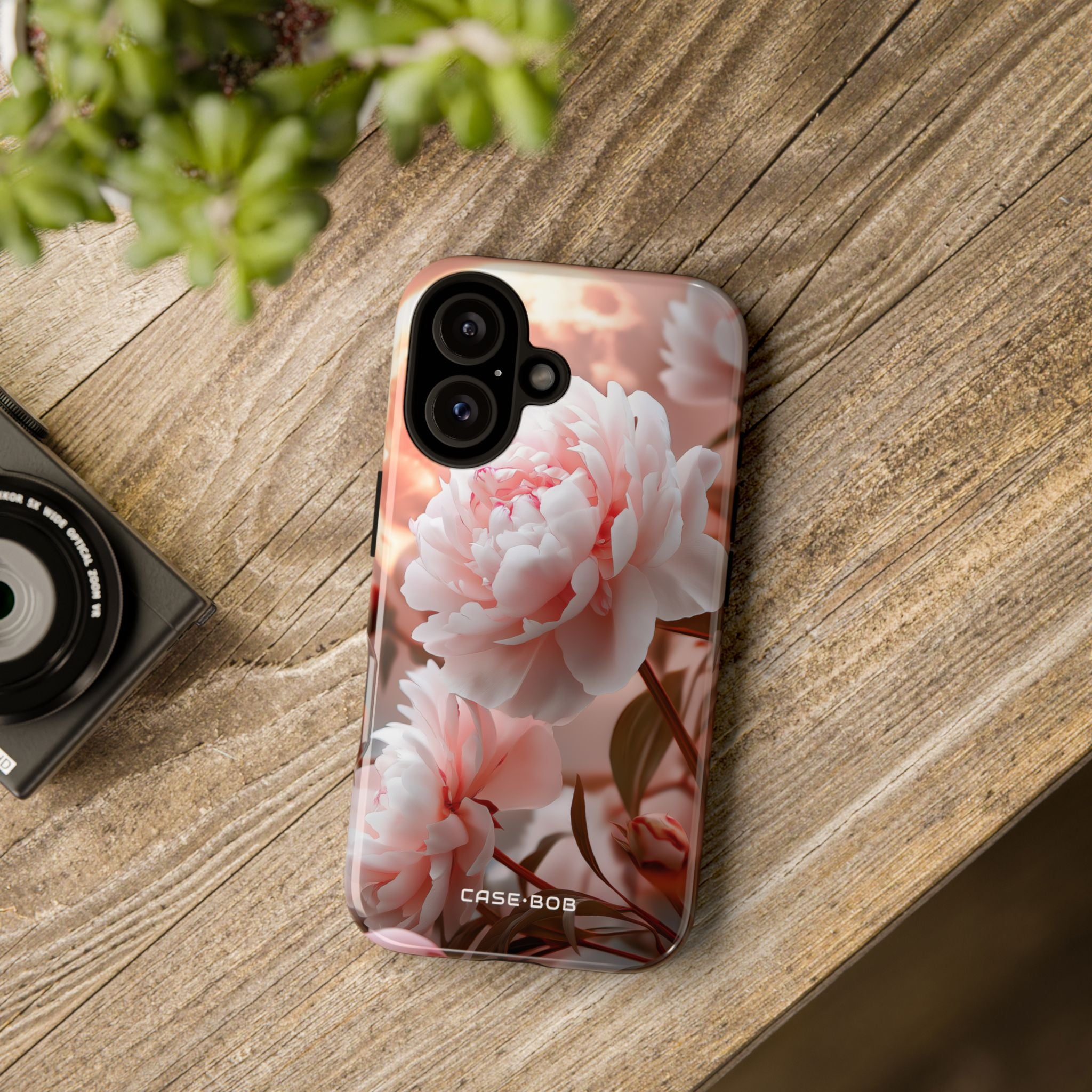Peony Moonlight iPhone 16 Case - Tough