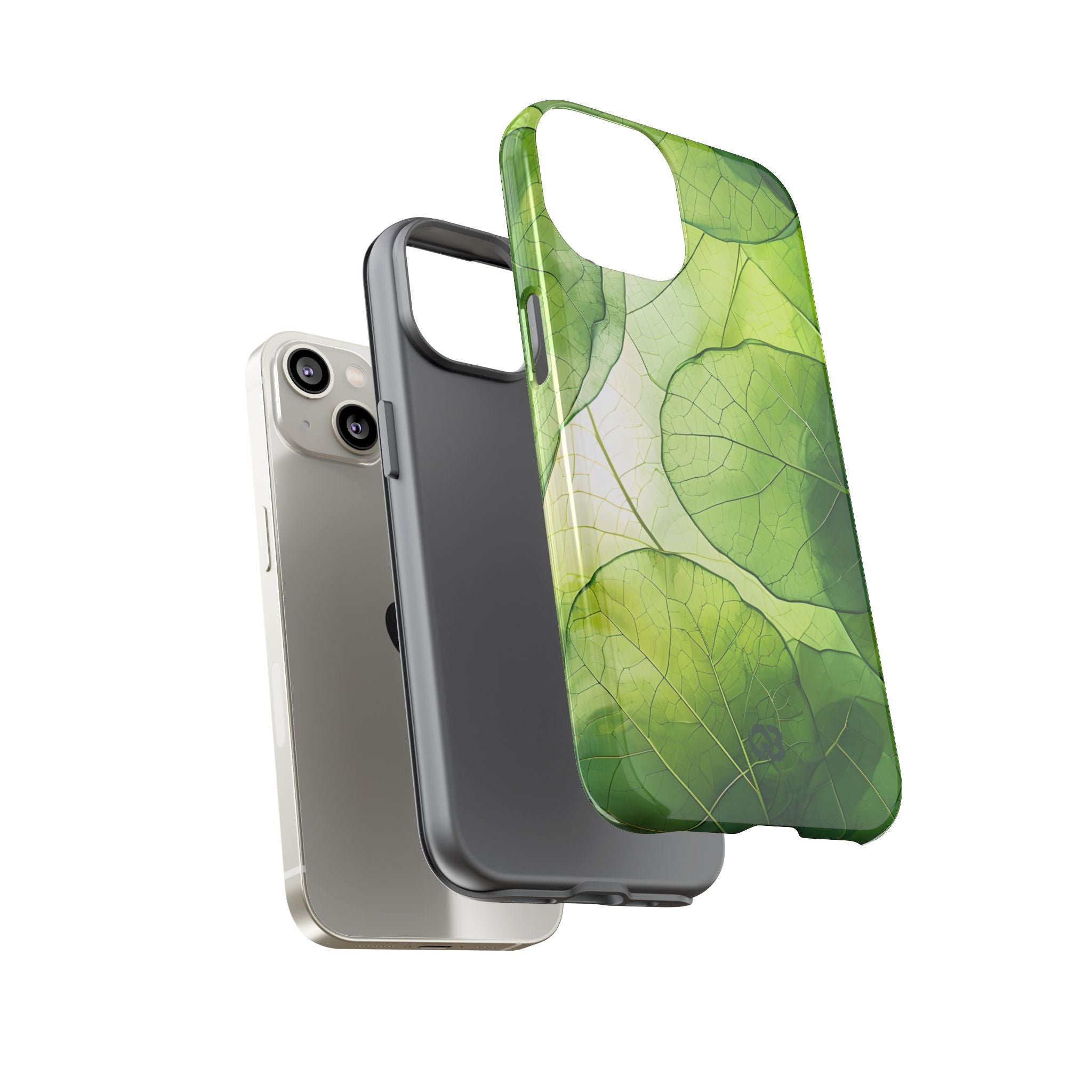 Emerald Leaf Veins · Tough Phone Case for iPhone
