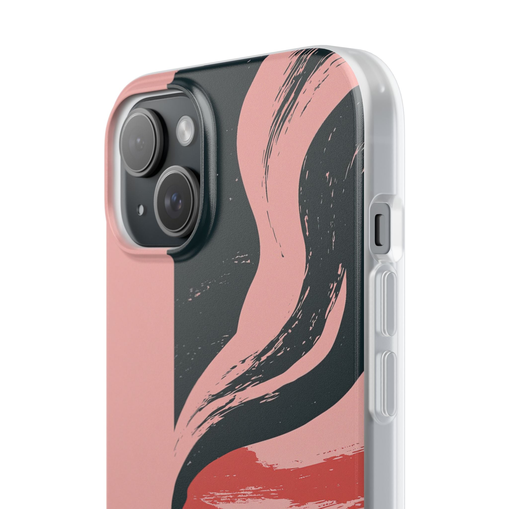 Pink Lite Phone Case for iPhone - Cinder Rose Plume