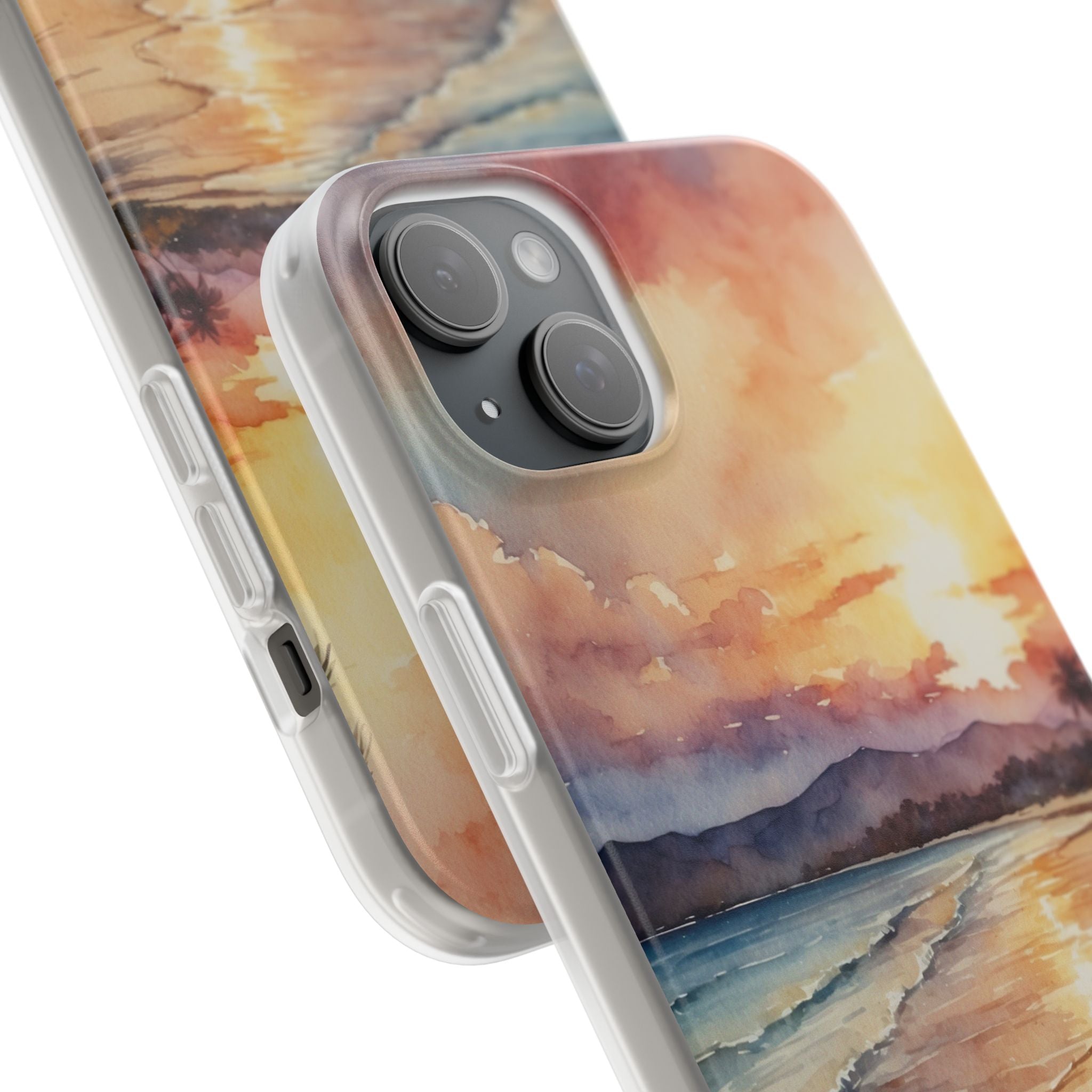 Sunset Reflection iPhone 15 Plus Case - Soft