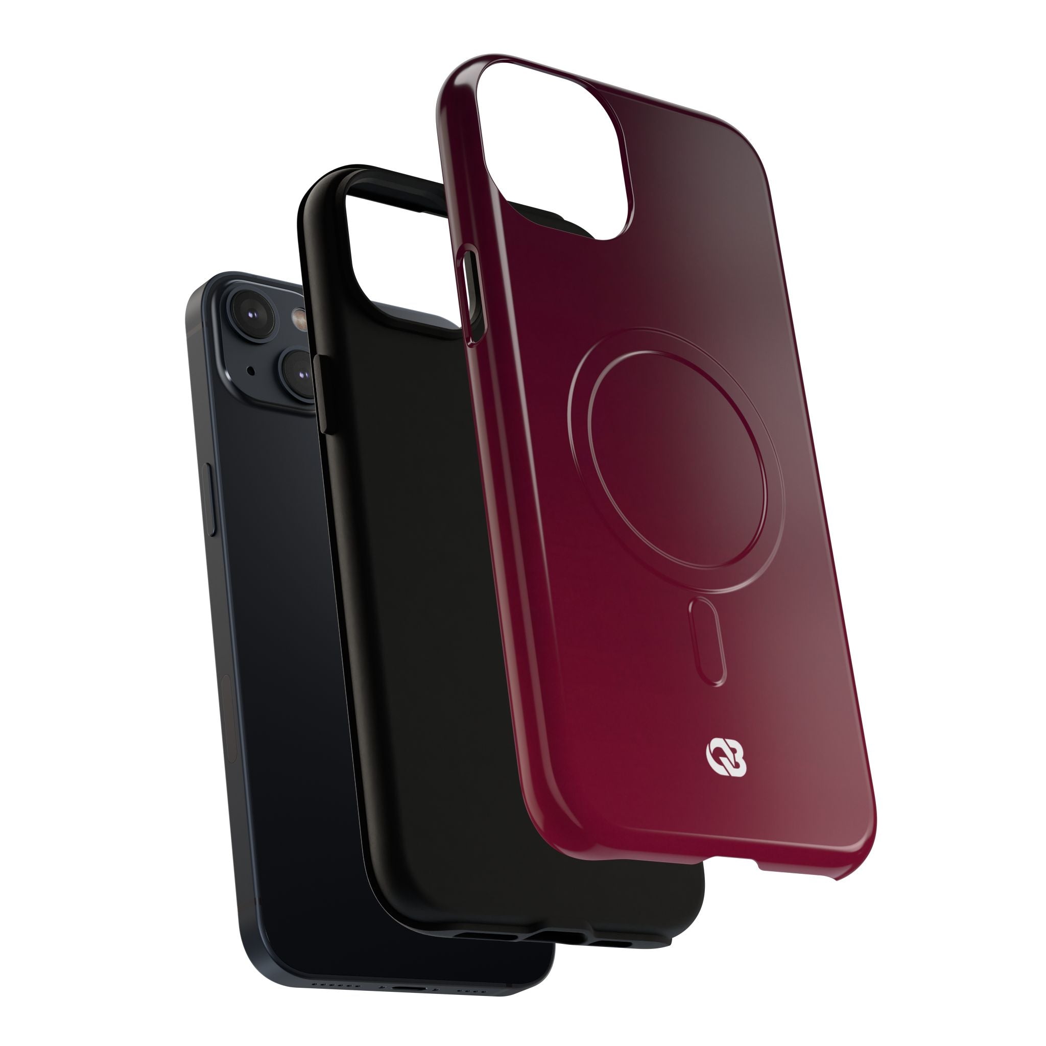 Red Tough 2.0 Magsafe Phone Case for iPhone - Deep Sangria Gradient