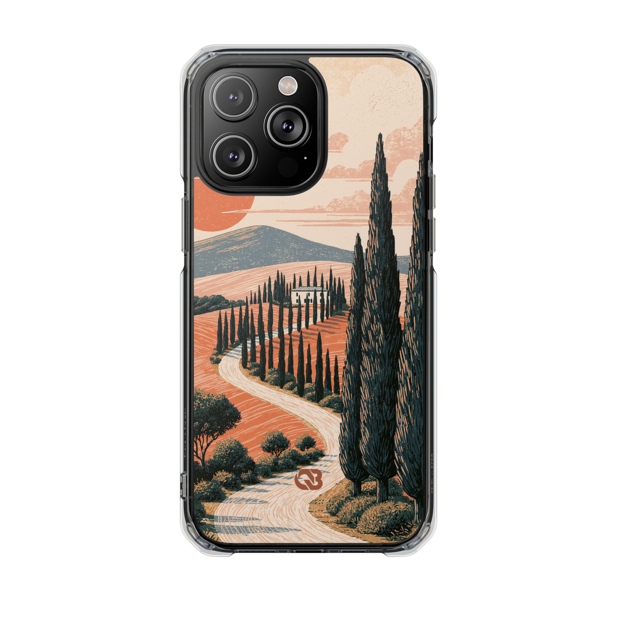 Orange Impact MagSafe Phone Case for iPhone - Terracotta Ridge Trail