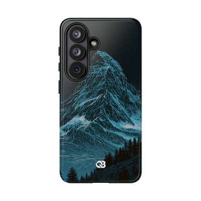 Glacial Alpine Peak · Tough Phone Case for Samsung · Blue