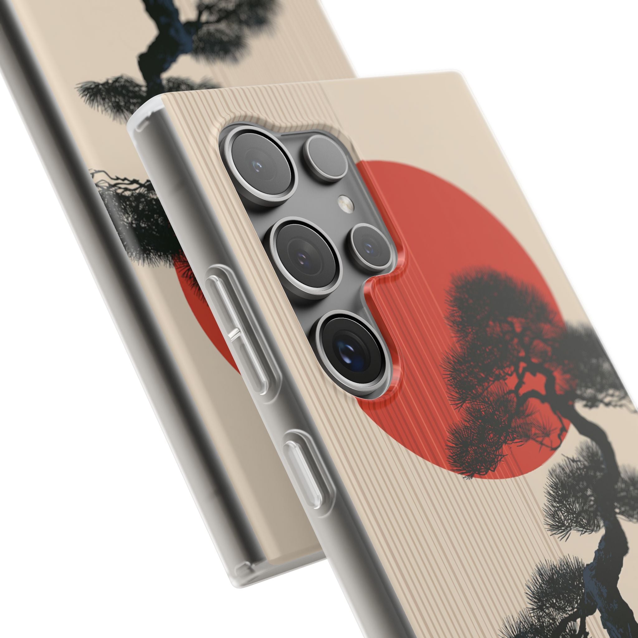 Beige Lite Phone Case for Samsung - Kyoto Crimson Pine