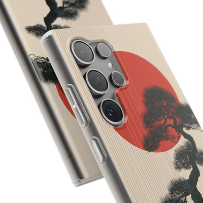Beige Lite Phone Case for Samsung - Kyoto Crimson Pine