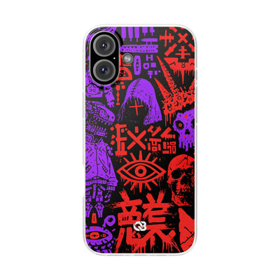 Underground Cyber Glyphs · Lite Phone Case for iPhone ·  Black
