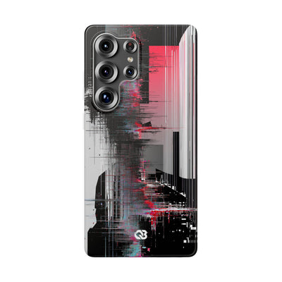 Black Lite Phone Case for Samsung - Crimson Data Leak