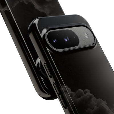 Crimson Fog Void · Tough Phone Case for Pixel ·  Black