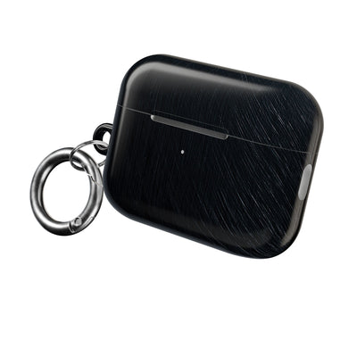 Brushed Obsidian Steel · Hard Case for AirPods & AirPods Pro · Black