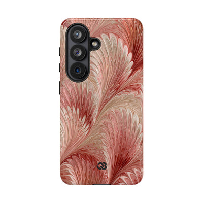 Blush Petal Plume · Tough Phone Case for Samsung · Pink