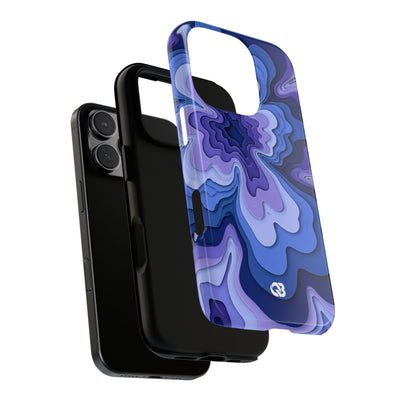 Periwinkle Strata Bloom · Tough Phone Case for iPhone · Purple