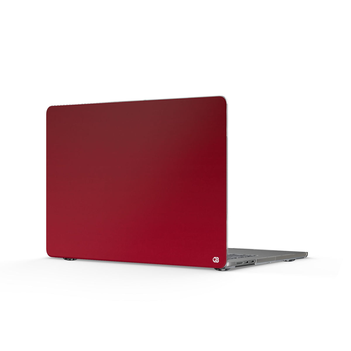 Velvet Crimson · Clear Hard Case for MacBook · Red