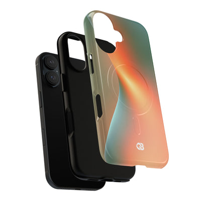 Radiant Contour · Tough 2.0 Magnetic Phone Case for iPhone · Orange