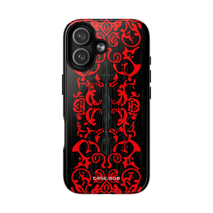 Crimson Spiral iPhone 17 Case - Tough+ - CASE•BOB