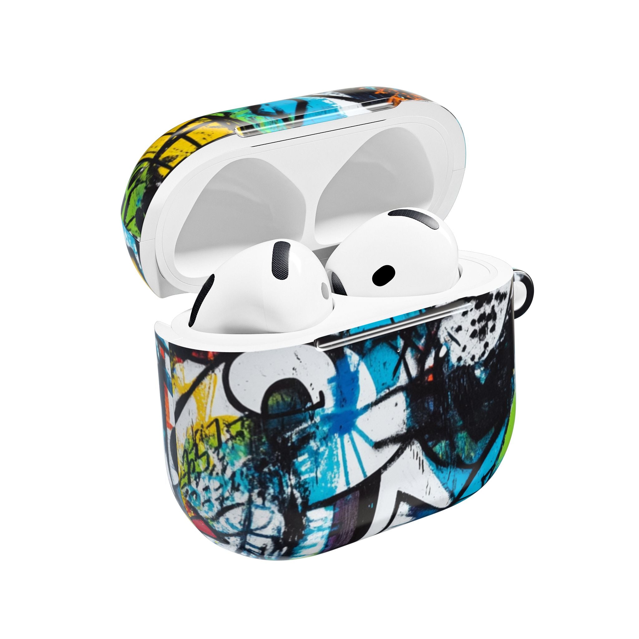 Bold Shapes Blauw - AirPods Case