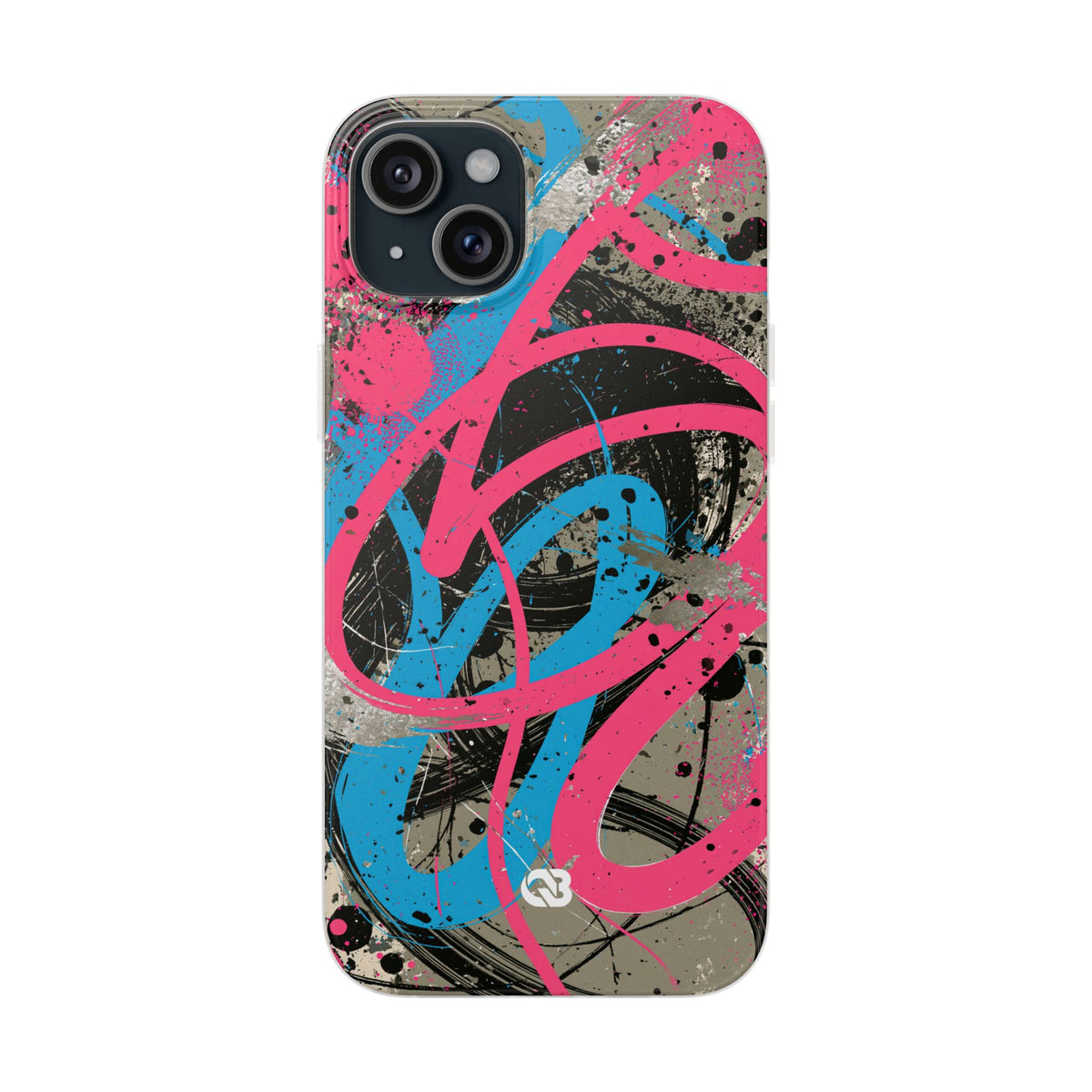 Cyber Splatter Flow · Lite Phone Case for iPhone ·  Pink