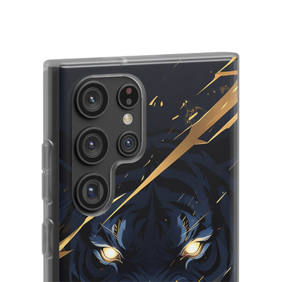 Obsidian Gold Predator · Soft Phone Case for Samsung