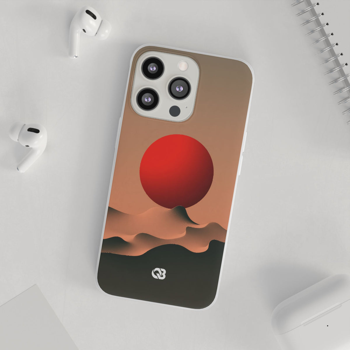 Crimson Sol Ridge · Lite Phone Case for iPhone ·  Red