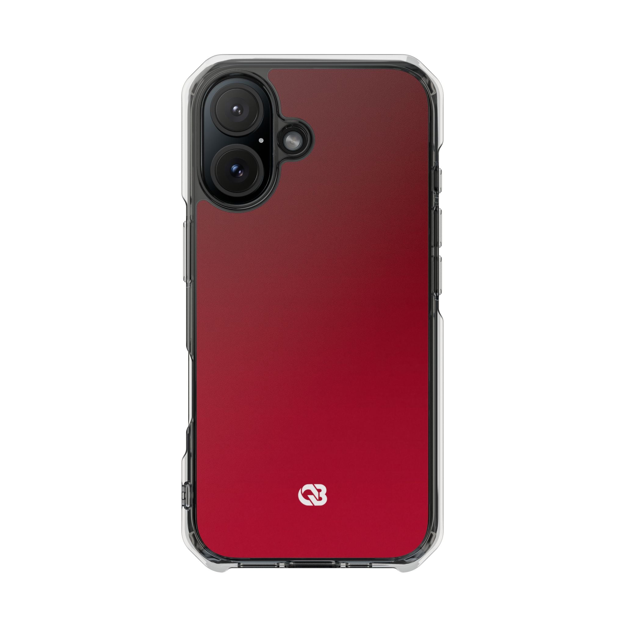 Red Impact MagSafe Phone Case for iPhone - Crimson Velvet Fade