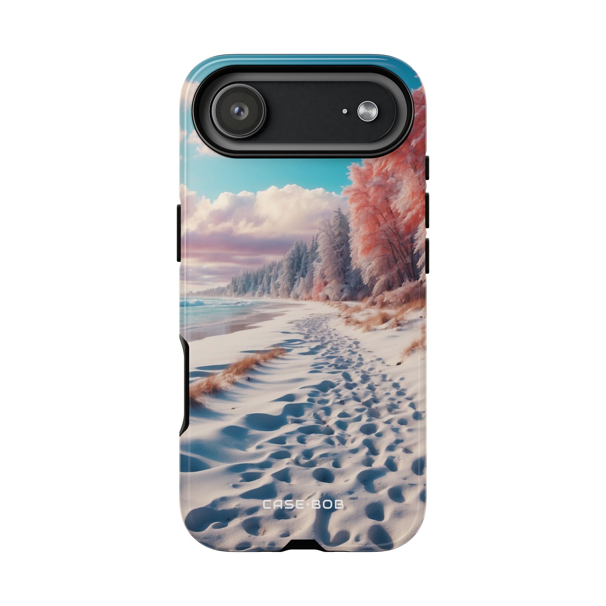 Snowy Footprints iPhone 17 Air Case - Tough - CASE•BOB