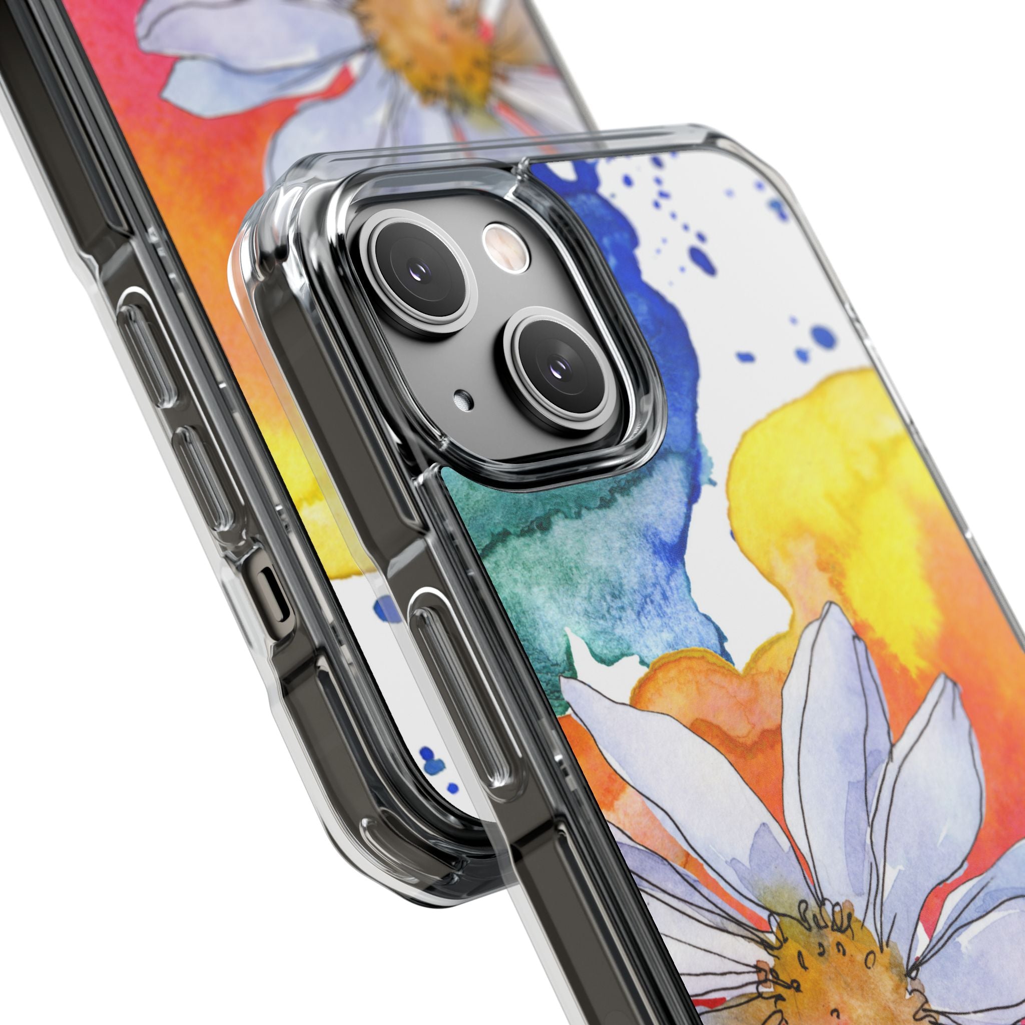 Vivid Bloom Splatter · Impact Phone Case for iPhone · Magsafe